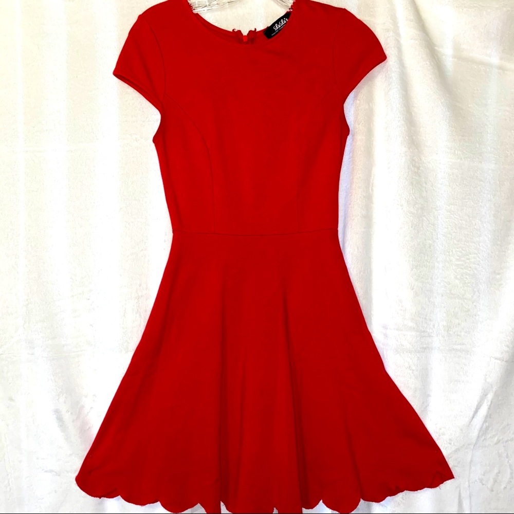 Red Lulus Skater Dress